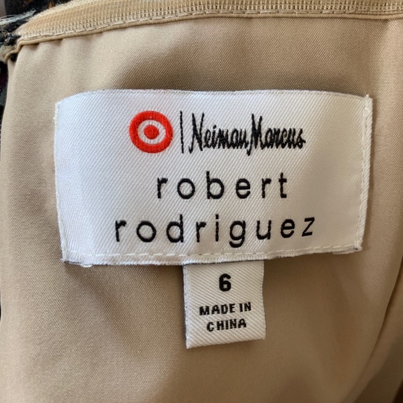 Neiman Marcus Strapless Gothic Lace Flare Dress - Picture 5 of 7